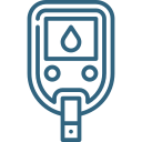 diabetes blood sugar monitor icon